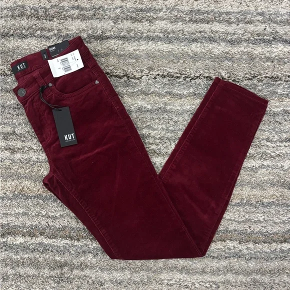 KUT From The Kloth Diana Skinny Corduroy Jeans Sz 2 NWTKUT Diana Skinny NEW-